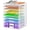 1 Pack - White, variant on Paper organizer with handle, desktop folder mesh file bag letter paper tray, suitable for organizing accessories in classrooms, schools, and offices