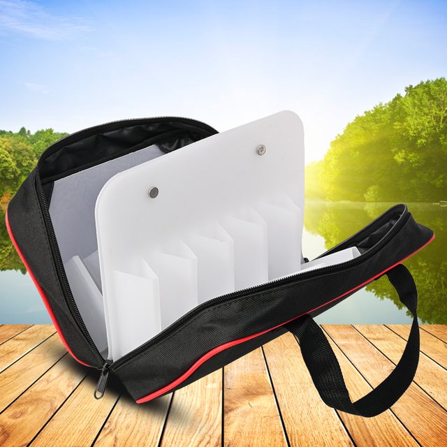Bolsa de plantilla de calamar bolsa de cebo de señuelo de camarón de madera portátil herramienta impermeable para pescadores al aire libre JShteea El nuevo