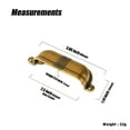 thumbnail image 3 of Goo-Ki 2.5''(64 MM) Hole Centers Antique Brass Cabinet Handles, Luxury Zinc Alloy Cabinet Cup Pulls for Dresser,Drawer,and Cupboard, 6 Pack, 3 of 7