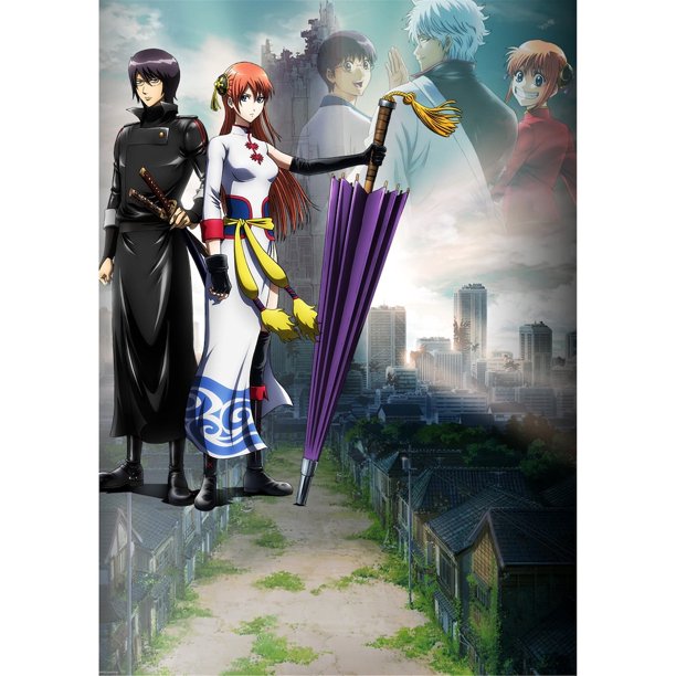 Póster para pared, pintura decorativa, gintamas, retro, anime