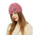 thumbnail image 5 of Herrnalise Women's round bead accessories hat woolen hat knitted hat bohemian toe cap, 5 of 5