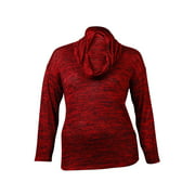 Jones New York Women's Scoop Neck Long Sleeve Sweater (PL, Regal Red/Black)
