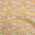 thumbnail image 1 of oneOone Silk Tabby Light Pink Fabric Tropical Leaf Sewing Craft Projects Fabric Prints By Yard 42 Inch Wide, 1 of 5