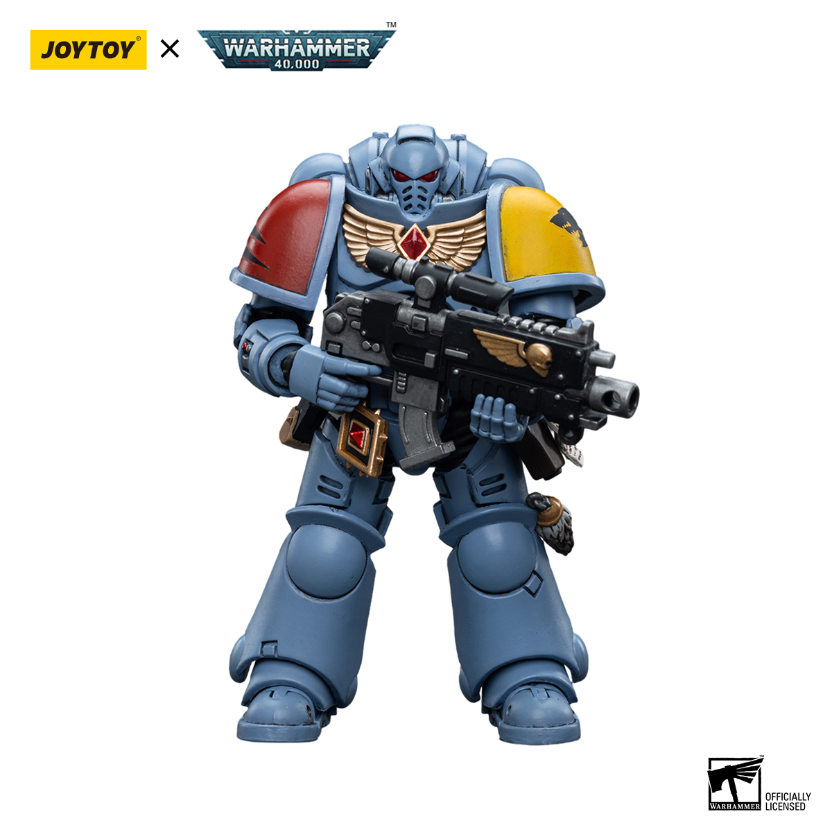 JOYTOY Warhammer 40k Action Figure 1/18 Salamandre Intercessors Brother Haecule, Modello Da Collezione 12,1 Cm In PVC/ABS, Licenza Originale, Dai 15 Anni