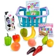 thumbnail image 2 of Sophia's Juego de cesta de comestibles, productos y alimentos de 14 piezas para muñecas de 18 pulgadas, multicolor, 2 of 4