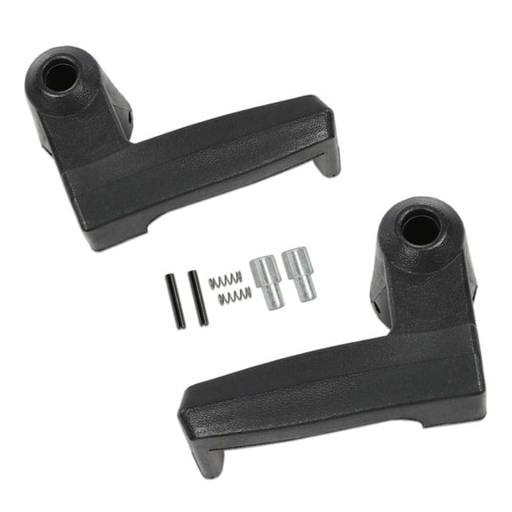 CROSSDESIGN Vent Window Handles Locks Fit for Ford Bronco F-150 & More 1980-1966 Black