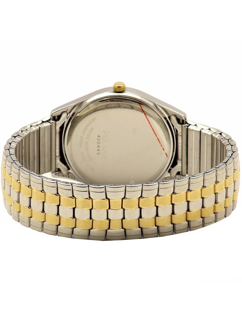 Men's Quartz Two Tone Stainless Steel Expansion Watch PXH428