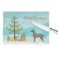 thumbnail image 4 of Carolines Treasures CK3570LCB Mexican Hairless Dog Xolo Christmas Tree Glass Cutting Board Large, 12H x 16W, multicolor, 4 of 4