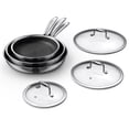 thumbnail image 1 of Set de utensilios de cocina MOMOSTAR Hybrid Antiadherente de 20, 25 y 30 cm, 1 of 9