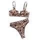 thumbnail image 1 of Set Traje de Baño de Piezas Sunnimix Traje de Bikini de Mujer Leopard_S, 1 of 8