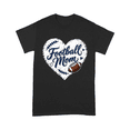 thumbnail image 3 of Football Mom Heart Graphic Tee, 3 of 5