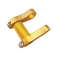 thumbnail image 4 of Vástago de bicicleta plegable de doble vástago CNC de alta resistencia para reparación de bicicletas plegables Oro, 4 of 8