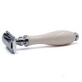 thumbnail image 4 of Parker Safety Razor 111W - Faux Porcelain (White) Double Edge Safety Razor & 5 Parker Premium Blades, 4 of 5
