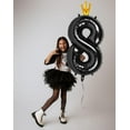 thumbnail image 4 of Number Balloon 40 Inch for Birthday Decorations, Large Foil Balloon Numbers, Mylar Giant Birthday Balloon for Boy Girls Women Men, 4 of 16