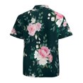 thumbnail image 3 of High Quality Hawaiian Shirts for Men Short Sleeve Aloha Beach Shirt Floral Summer Casual Button Down Shirts Blouses VEA4MS, 3 of 7