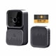 thumbnail image 2 of Timbre inalámbrico con video | Sistema de intercomunicación WiFi | Visión nocturna | Gran angular de 80° | Audio bidireccional | Acceso remoto a través de la aplicación | Compatible con WiFi 2.4G, 2 of 8