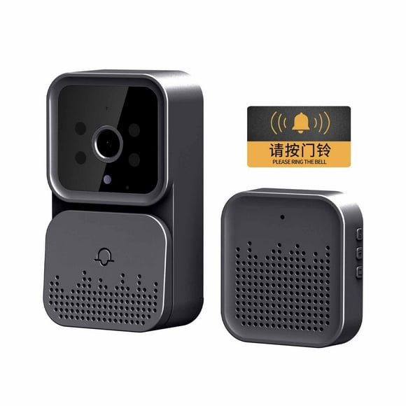 Video Doorbell Wireless,Smart Wireless Remote Video Doorbell Intelligent Visual Doorbell Home Intercom Hd Night Vision Wifi Security Door Doorbell,Wireless Doorbells for Home