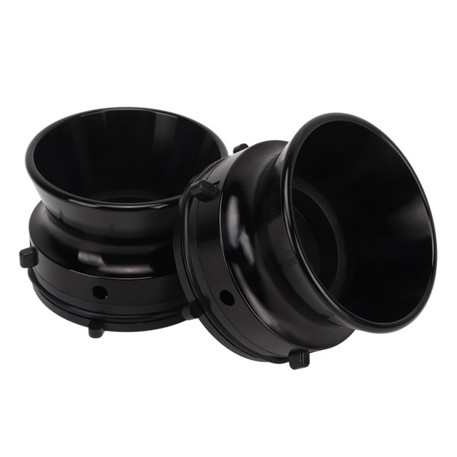 Adaptadores de Cubo NAB Sincero 10 pulgadas Aleación de Aluminio Pulido Negro