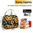 thumbnail image 2 of Bolsa Térmica para Almuerzo Dezcrab Girasol Aislada e Impermeable para Niñas, 2 of 6