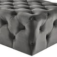 thumbnail image 5 of Weston Home Bowman Livingroom Button Tufted Cocktail Ottoman, 5 of 5