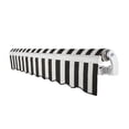 thumbnail image 6 of Awntech 24' x 10' Maui Left Motorized Patio Retractable Awning, Black/White Stripe, 6 of 6
