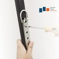 thumbnail image 4 of Picture Hang Solutions 4-Hole D-ring Steel Strap Hanger for Wood Frames 200-lb Capacity 2 Pieces per Pack, 4 of 7
