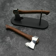 Small Axe Portable Outdoor Camping Hand Axe, High-Strength Forged Steel Heat-Treated For Durability, Lightweight Ergonomic Design For Camping Hiking And Wood Splitting