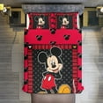 thumbnail image 4 of Mickey MouseCartoon Collection 3-Piece Comforter Set, Personalized Bedding Decor for Kids And Teens (102"x90"+ 20 X 30in), 4 of 7