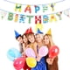 thumbnail image 2 of Pancarta de feliz cumpleaños, guirnalda colorida de banderines de cumpleaños, adecuada para decoraciones suaves de fiesta de cumpleaños de arcoíris, 2 of 6