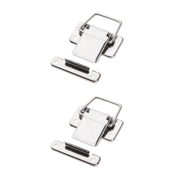 Scienceny Stainless Steel Metal Spring Loaded Latches Catch Toggle Hasp Boat Hardware Tipo 1 2piezas