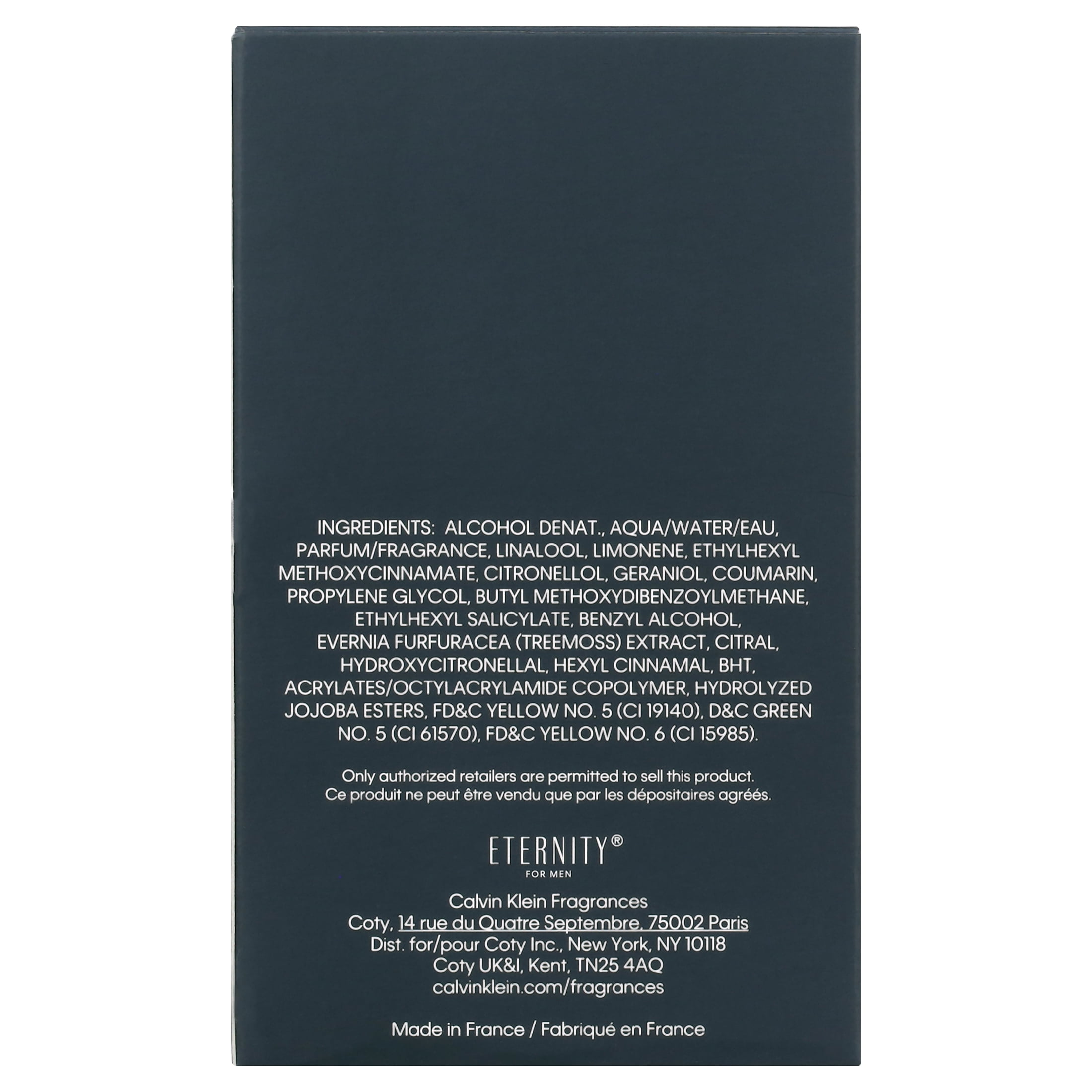 Calvin Klein Eternity Eau de Toilette Spray, Cologne for Men, 3.4 fl oz