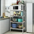 thumbnail image 4 of Costway 2PCS 72"Heavy Duty Steel 5 Level Garage Shelf Storage Adjustable Shelves Silver, 4 of 10
