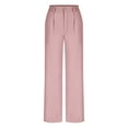 thumbnail image 4 of Plus Size High Waisted Work Pants Women Business Casual Outfits 2025 Office Dress Pants Trousers with Pockets, 4 of 6