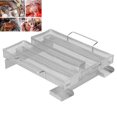 thumbnail image 1 of BBQ Net, M Shaped 304 Stainless Steel Universal Cold   Generator With 2 Lift Up Handles For Barbecue For Cold/Hot Smoking, 1 of 8