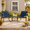 Blue, variant on Aiho 3-Piece Outdoor Rocking Patio Set with Coffee Table, for Porch, Garden, Backyard - Grey
