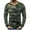 Army Green, variant on TIHLMK Fashion Men's Casual Slim Camouflage Printed Long Sleeve T Shirt Top Blouse