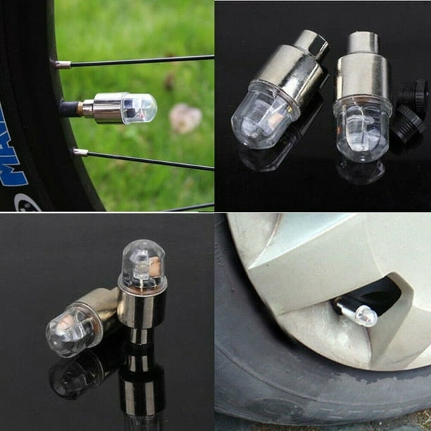 Bouchons de valve vélo à LED .