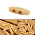 thumbnail image 3 of Botones de Madera Pulidos para Coser y Tejer Con Agujeros Dobles, Ampliamental utilizados para Ropa, Botones de Costura de Cuerno, 3 of 7