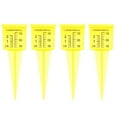 thumbnail image 4 of FUTUREORYY 4Pcs Rain Measure Gauge for Yard and Garden in Yellow Cylindrical Design for Outdoor Tools, 4 of 8