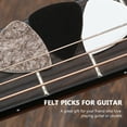 thumbnail image 4 of unbranded 15Ud Pua De Guitarra De Fieltro Negro Con Amplio Para Y Durabilidad, 4 of 6