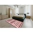 thumbnail image 5 of Ahgly Company Machine Washable Indoor Rectangle Transitional Pink Area Rugs, 2' x 5', 5 of 7