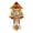 B, variant on B Alarm Cuckoo Wall Clock Retro Wooden Chime For Living Room Home Decor