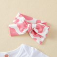 thumbnail image 3 of Vedolay 2 Piece Shorts Sets For Girls Girl's Two Piece Outfits Scoop Neck Crop Tank Top and Letter Graphic Shorts Set,Pink 6-12 Months, 3 of 5