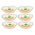 thumbnail image 2 of Rainbow Patches, 6 Pcs DIY Embroidery Rainbow  Pattern Iron On Patches Bright Color  For Bags For Shoes For Clothes, 2 of 8