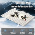 thumbnail image 6 of Sweetdreamed Dog Cooling Mat, Non Gel Sweetdreamed Cool Pad for Dogs & Cats to Lay On, 4 Sizes Portable Cooling Mats Pet for All Breeds & Sizes, Machine Washable Double-Sided Pet Bed (green, X-Large), 6 of 8