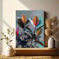 thumbnail image 6 of Exotic Peacock Floral Canvas Print Wall Art, Elegant Wall Decor for Living Room Bedroom Office Hotel Hallway, 6 of 8