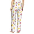 thumbnail image 3 of Pajama Pants Women, Tropical Fruit Sweatpants Soft Sleep Lounge Pants, Casual PJ Bottoms Pants with Pockets, 3 of 5