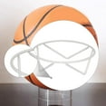 thumbnail image 6 of Vsenkes Ball Display Stand Metal Basketball Storage Holder for Rugby Volleyball Home White, 6 of 9