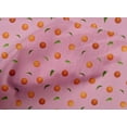 thumbnail image 4 of oneOone Cotton Poplin Fabric Leaves & Orange Fruit Print Sewing Fabric BTY 56 Inch Wide, 4 of 4