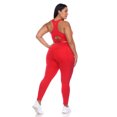 thumbnail image 3 of White Mark Women's Plus Size Racer Back Activewear Set, 3 of 5
